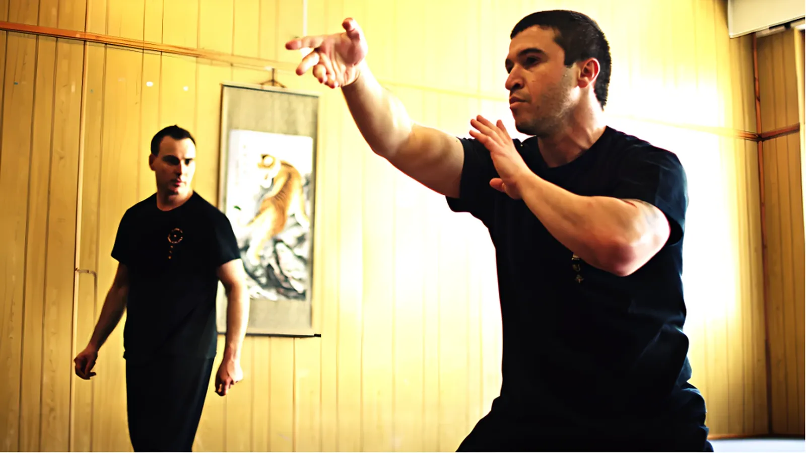 Mian Quan free-movement striking practice at Wu Xing Dao