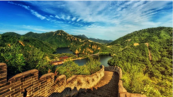 The Great Wall of China. Built to protect the Chinese people from invaders, like the training of traditional Chinese Martial Arts.
